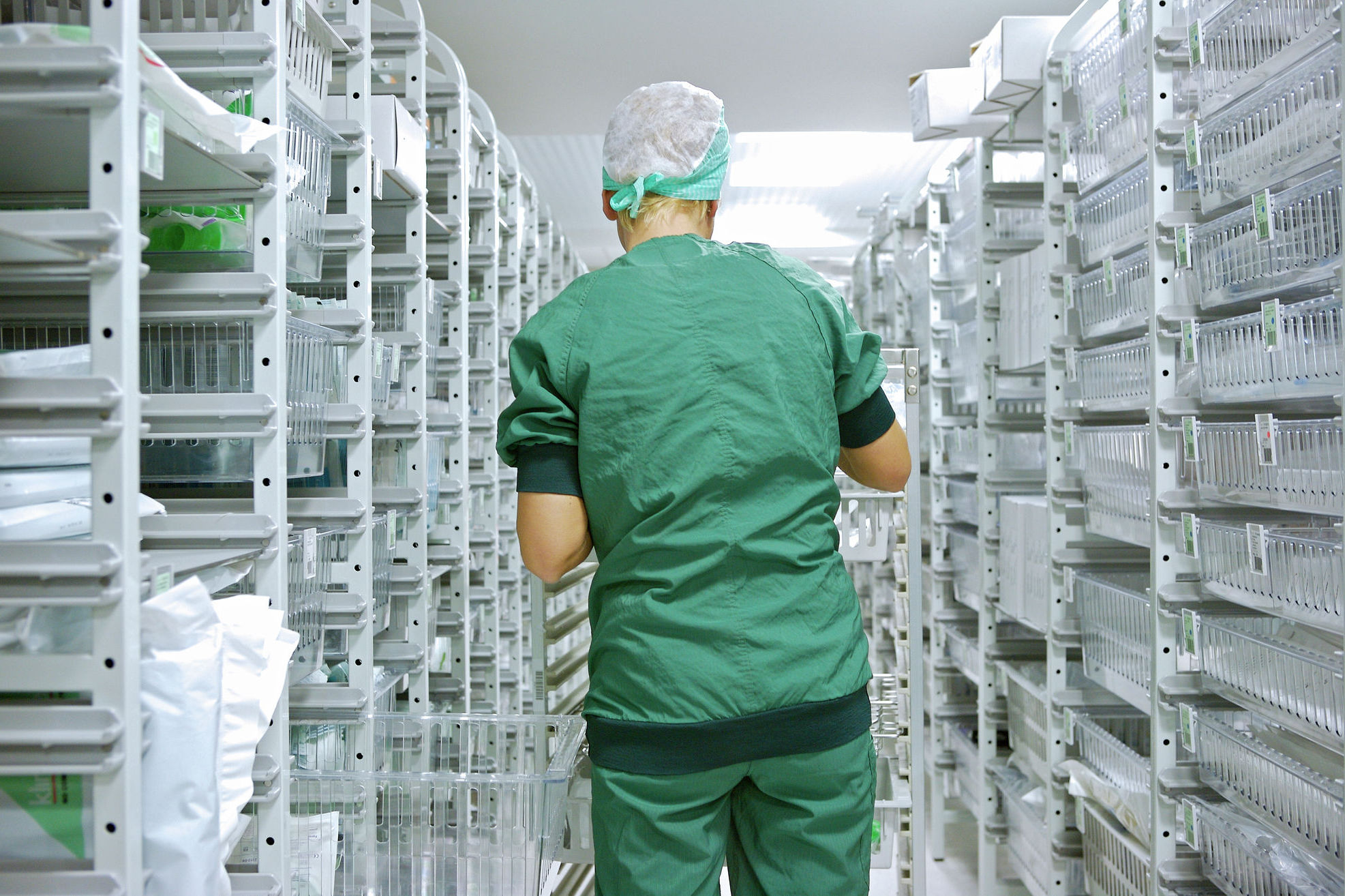 Beeld magazijn ziekenhuis